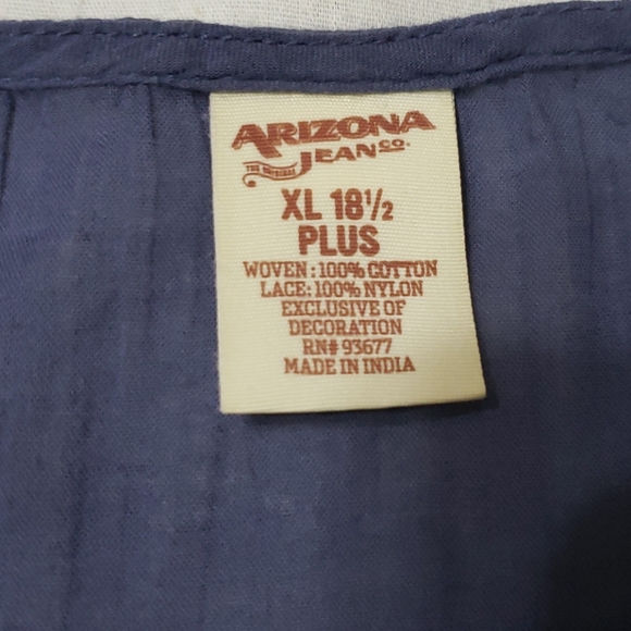 Arizona Jeans Co. Girls Woven Lace Blouse - Picture 7 of 8